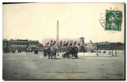 Ansichtskarte AK Paris Place de la Concorde Automobile