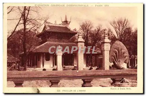 Cartes postales Exposition Coloniale Internationale Paris 1931 Pavillon de L Annam