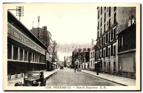 Cartes postales Montrouge Rue de Bagneux Traction Avant Citroen