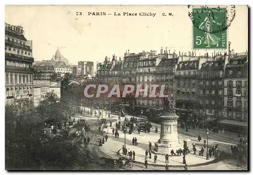 Cartes postales Paris La Place Clichy