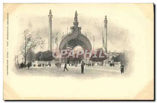 Cartes postales Exposition Universelle Paris 1900 Porte Monumentale