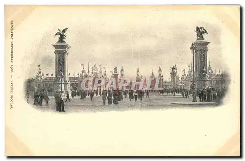 Cartes postales Exposition Universelle Paris 1900 Avenue Nicolas