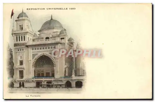 Cartes postales Exposition Universelle Paris 1900 La Turquie