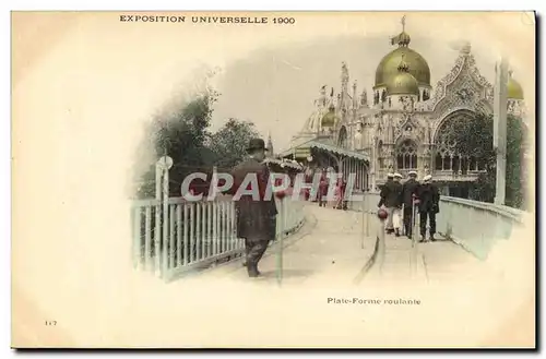 Ansichtskarte AK Exposition Universelle Paris 1900 Plate Forme roulante