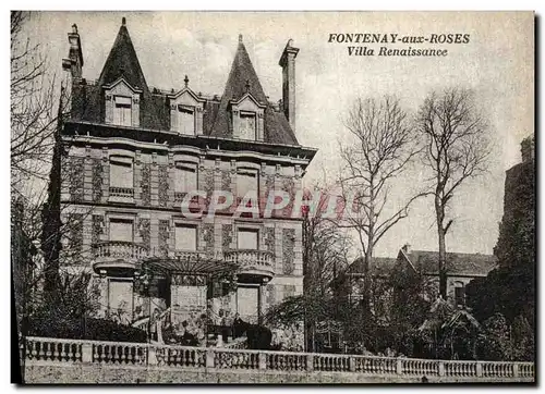 Cartes postales Fontenay aux Roses Villa Renaissance