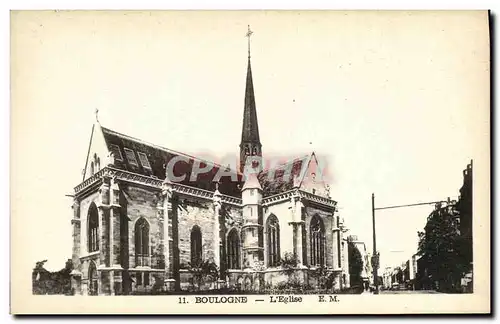 Cartes postales Boulogne L Eglise