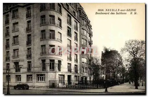 Cartes postales Neuilly sur Seine Boulevard des Sablons