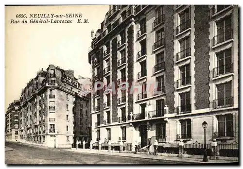 Ansichtskarte AK Neuilly sur Seine Rue du General Lanrezac