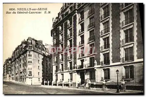 Cartes postales Neuilly sur Seine Rue du General Lanrezac
