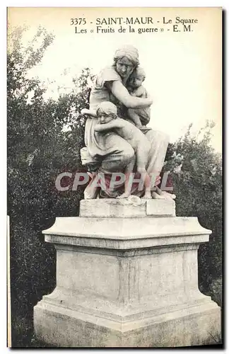 Ansichtskarte AK Saint Maur Le Square Les Fruits de la guerre