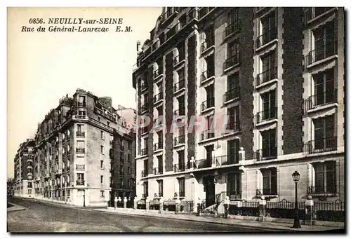 Ansichtskarte AK Neuilly sur Seine Rue du General Lanrezac EM