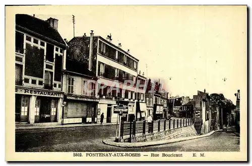 Cartes postales Fontenay aux Roses Rue Boucicaut Restaurant