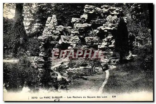 Cartes postales Le Parc St Maur Les Rochers du Square des Lacs