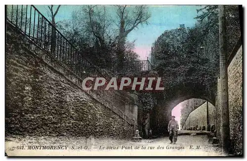 Cartes postales Montmorency Le vieux Pont de la rue des Granges