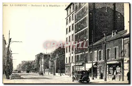 Ansichtskarte AK La Garenne boulevard de la Republique