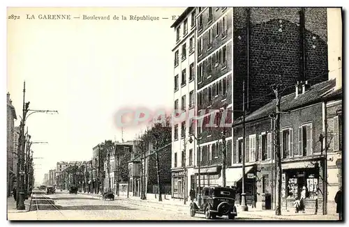 Ansichtskarte AK La Garenne Boulevard de la Republique