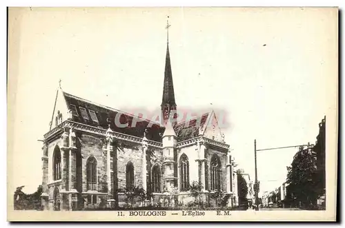 Cartes postales Boulogne L Eglise