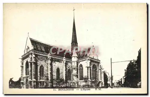 Cartes postales Boulogne l Eglise