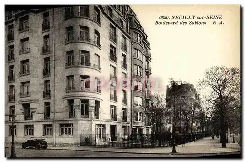 Cartes postales Neuilly sur Seine Boulevard des Sablons
