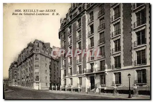 Ansichtskarte AK Neuilly sur Seine Rue du General Lanrezac