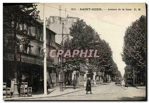 Ansichtskarte AK Saint Ouen Avenue de la Gare