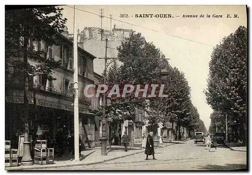 Cartes postales Saint Ouen Avenue de la Gare