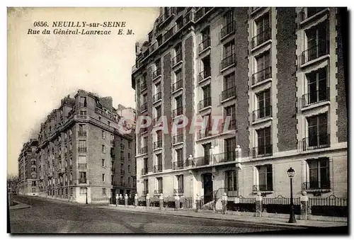 Ansichtskarte AK Neuilly sur Seine Rue du General Lanrezac