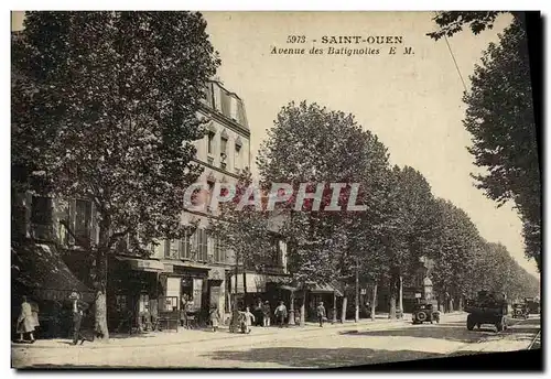 Cartes postales Saint Ouen Avenue des Batignolles