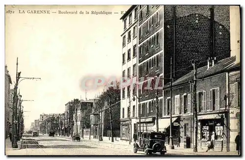 Ansichtskarte AK La Garenne Boulevard de la Republique