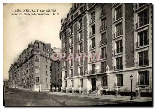 Ansichtskarte AK Neuilly sur Seine Rue du General Lanrezac