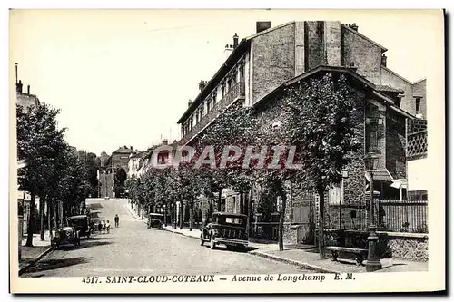 Cartes postales Saint Cloud Coteaux Avenue de Longchamp