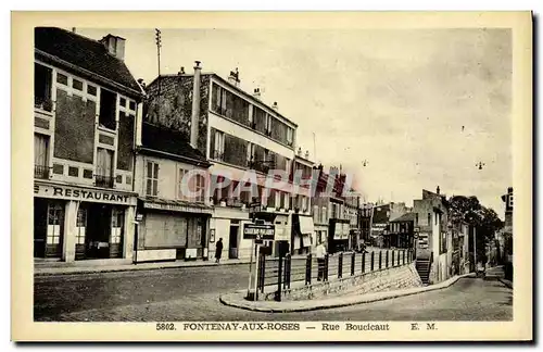 Cartes postales Fontenay aux Roses Rue Boucicaut Restaurant