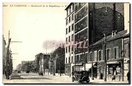 Ansichtskarte AK Le Garenne Boulevard de la Republique