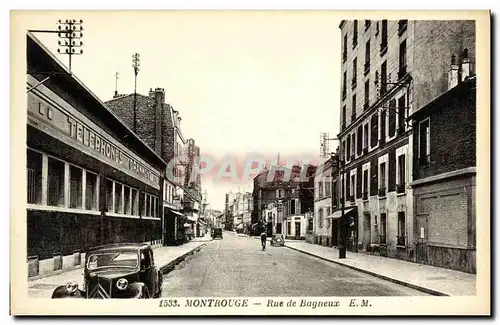 Ansichtskarte AK Montrouge Rue de Bagneux Automobile Citroen