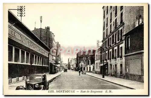Cartes postales Montrouge Rue de Bagneux Automobile Citroen