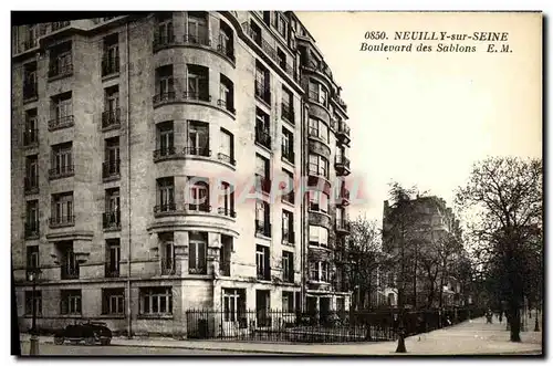 Cartes postales Neuilly sur Seine Boulevard des Sablons