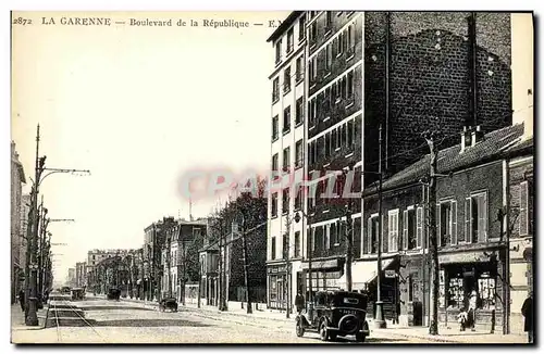 Ansichtskarte AK La Garenne Boulevard de la Republique