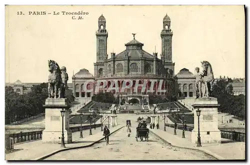 Cartes postales Paris Le Trocadero