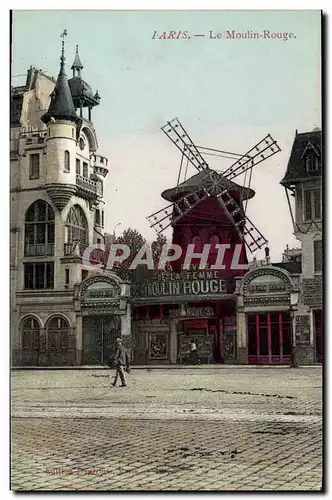 Cartes postales Paris Le Moulin Rouge Montmartre