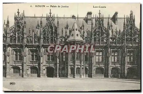 Cartes postales Rouen Palais de Justice