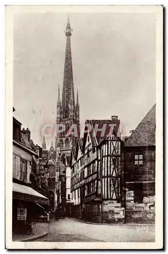 Ansichtskarte AK Rouen Vieilles Maisons