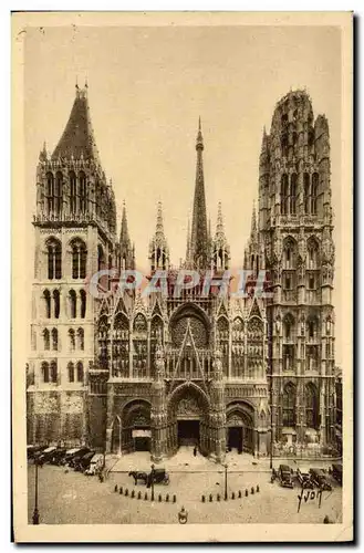 Ansichtskarte AK Rouen La Cathedrale Notre Dame