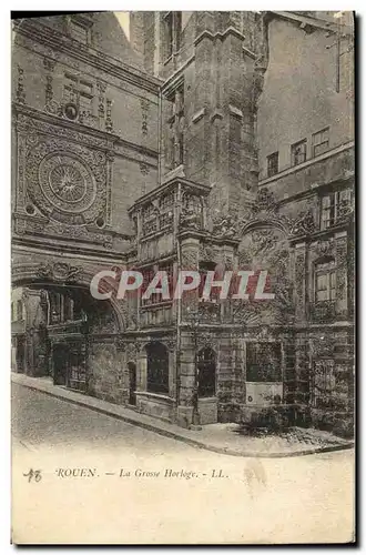 Cartes postales Rouen La Grosse Horloge