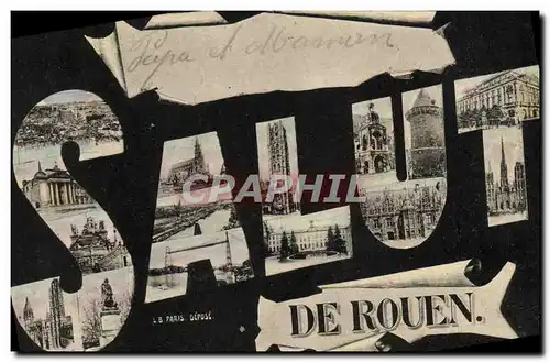 Cartes postales Salut de Rouen