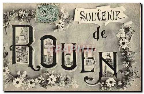 Cartes postales Souvenir de Rouen