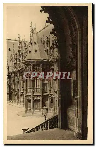 Cartes postales Rouen Detail du Palais de Justice