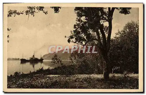 Cartes postales De Rouen au Havre La Seine aux environs de Caudebec en Caux