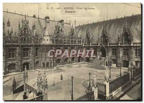 Cartes postales Rouen Palais de Justice Ensemble