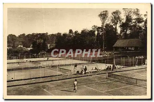 Ansichtskarte AK Saint Valery en Caux Stade Valeriquais Les Courts de Tennis