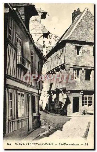 Cartes postales Saint Valery en Caux Vieilles maisons